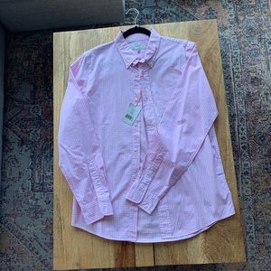 NWT Jack Spade pink gingham button down shirt men’s size M